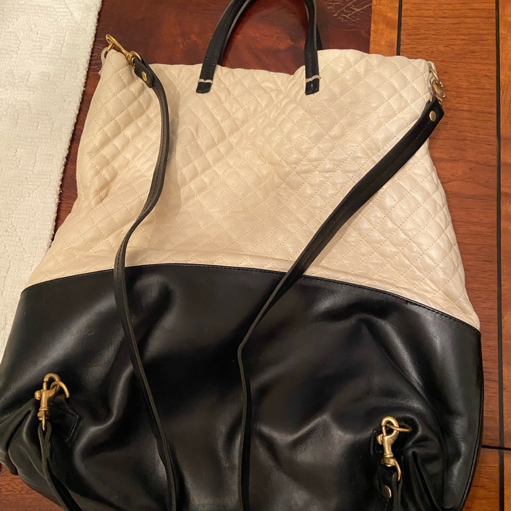 Clare V leather backpack